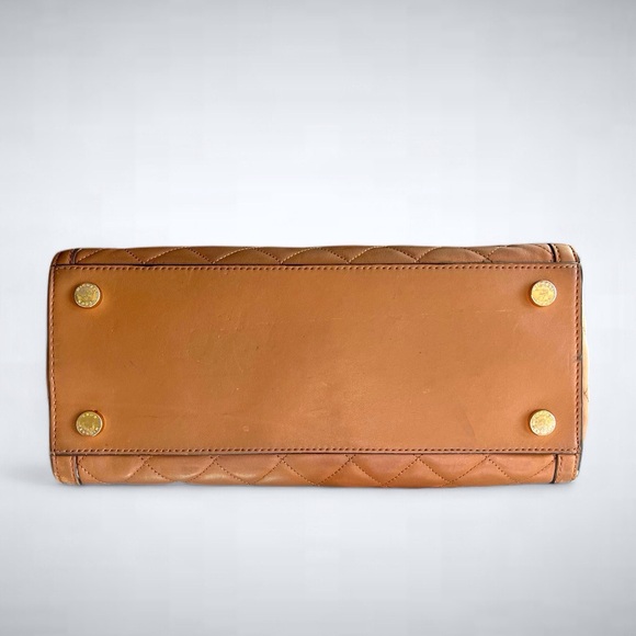 MICHAEL Michael Kors Brown Quilted Leather Selma Satchel - Picture 4 of 11